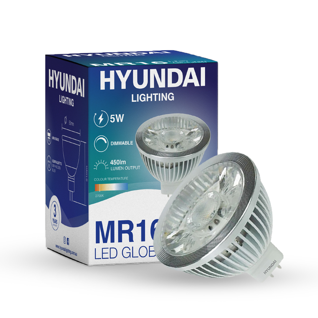 brændstof Datum ejendom MR16 LED Bulb Warm White 2700k | Hyundai Lighting